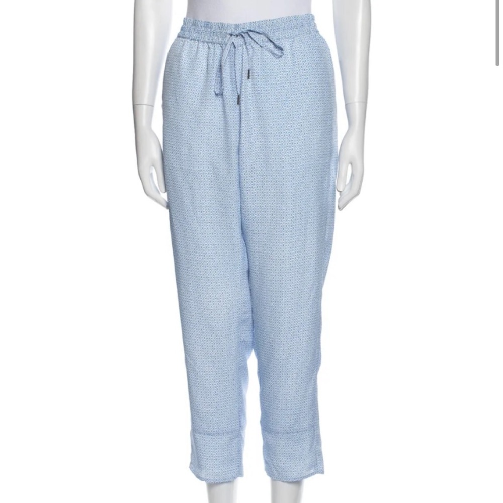 Joie Blue and White Loungewear Pants
